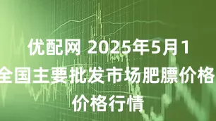 优配网 2025年5月11日全国主要批发市场肥膘价格行情